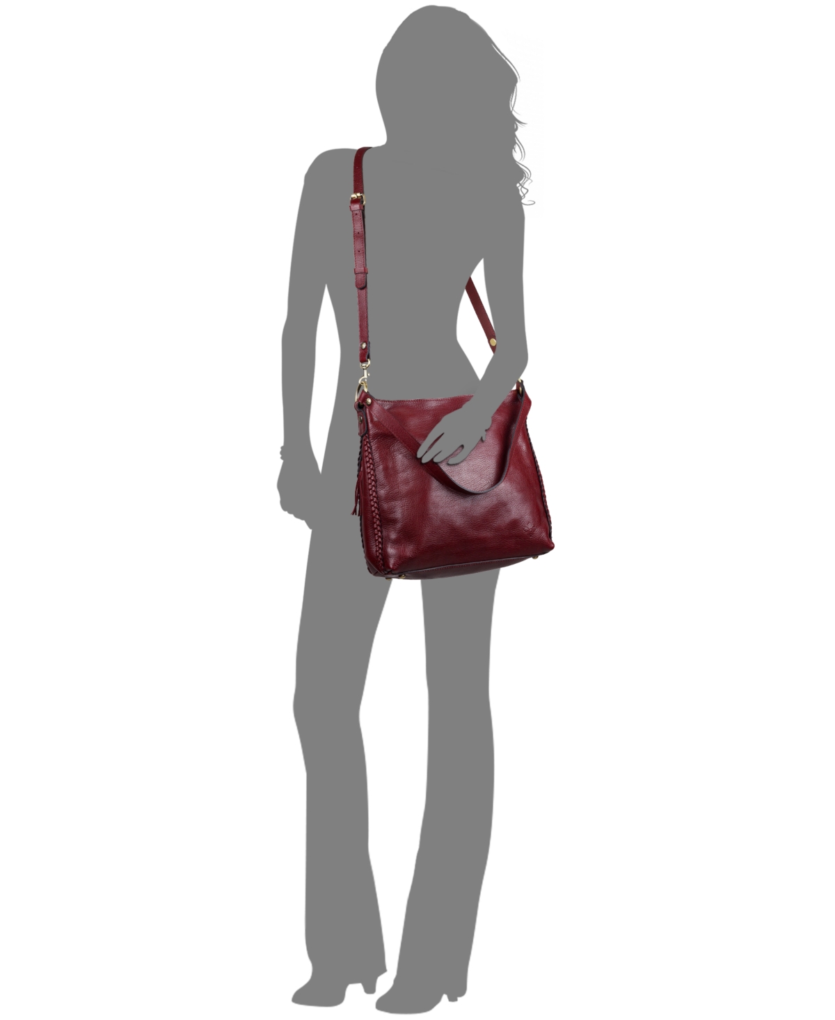 Patricia Nash Kalispell Large Leather Hobo