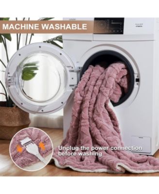 King Size Tufted Sherpa Electric Heated Blanket with Dual Control, 100&amp;#x22; x 90&amp;#x22;