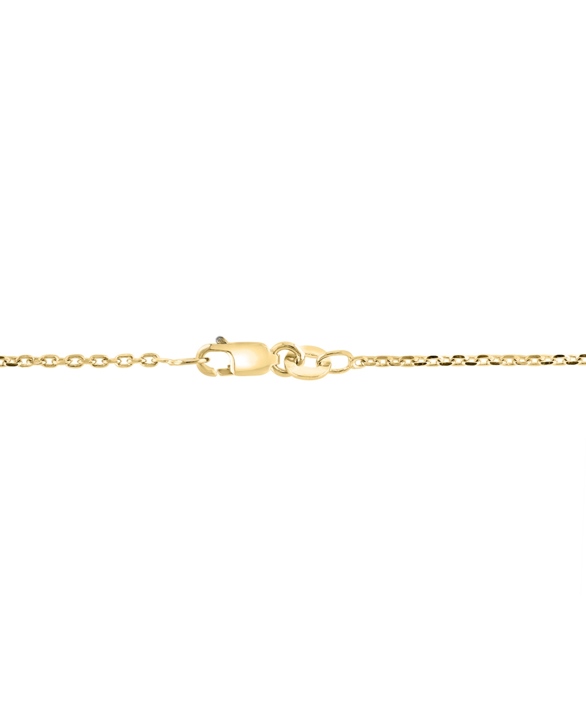 EFFY COLLECTION EFFY LAB GROWN DIAMOND PEAR & ROUND SWIRL CIRCLE 18" PENDANT NECKLACE (1-3/4 CT. T.W.) IN 14K GOLD 