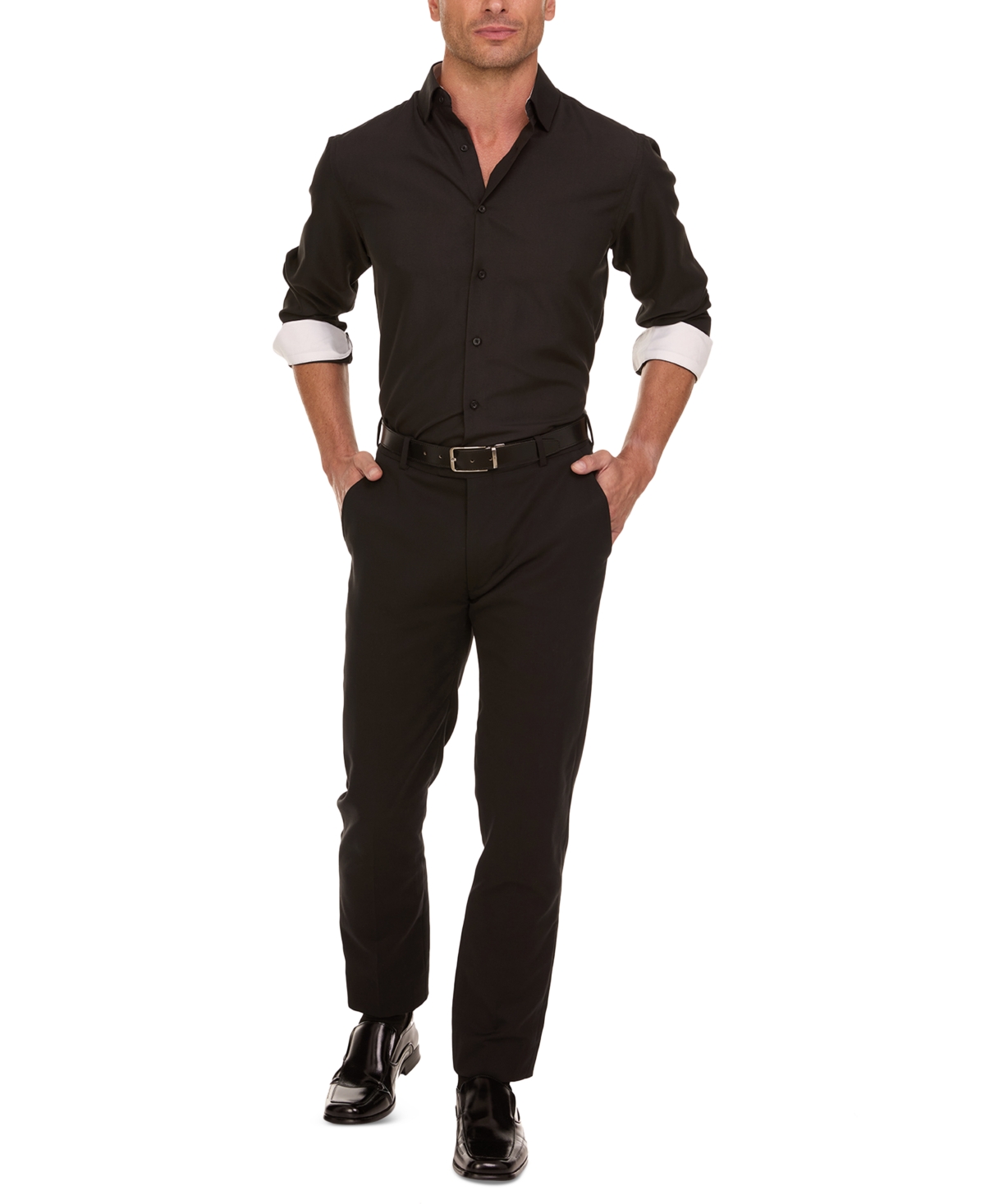 Men's Slim-Fit Dress Shirt - Vista Blue