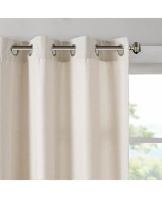 Englewood Solid Piece Dyed Grommet Top Curtain Panel, 50"W x 84"L