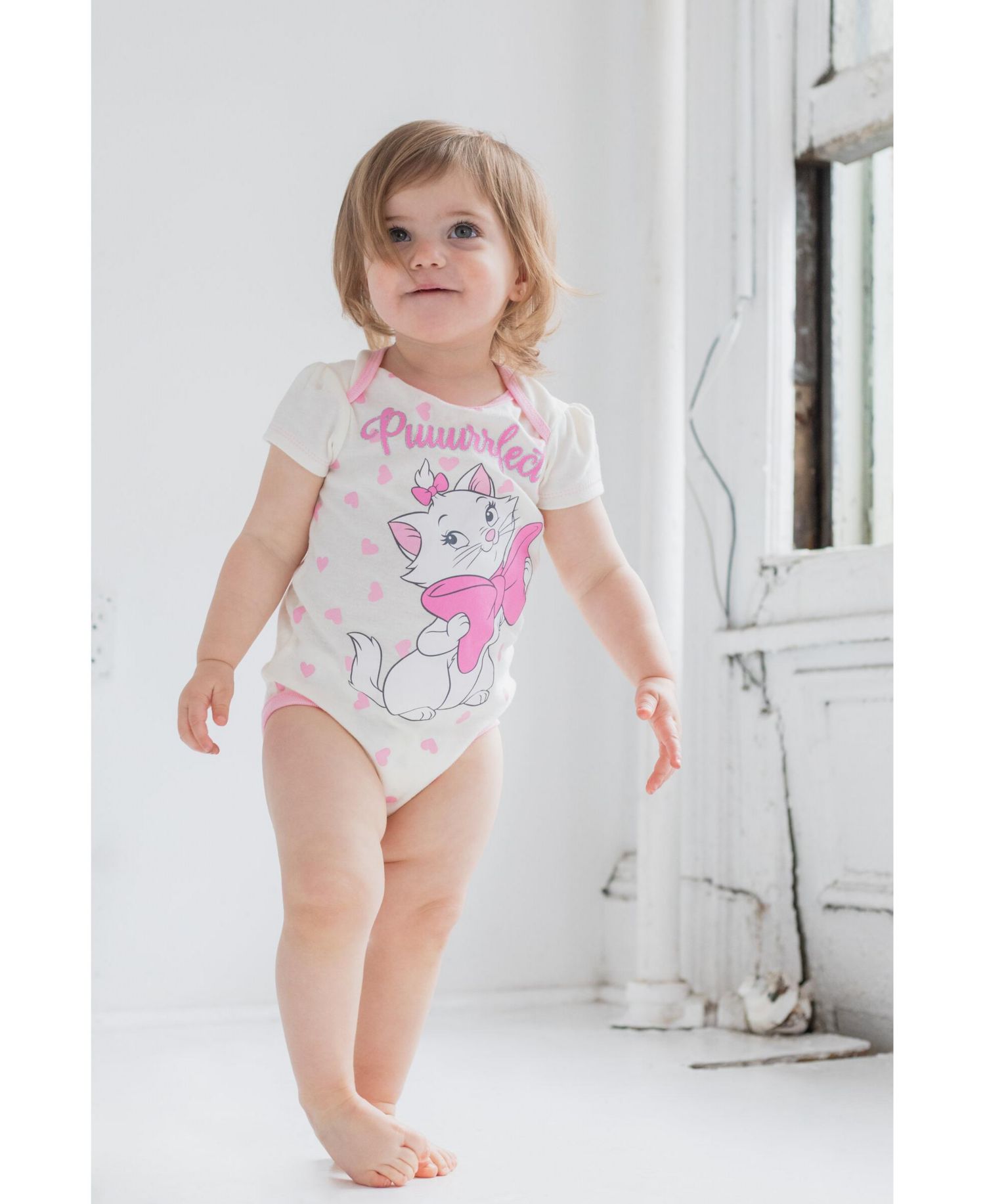 Baby Girls 101 Dalmatians Dumbo Lady and the Tramp 5 Pack Bodysuits