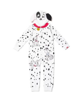 Babyhug Disney Cotton Woven Summer Cap With 101 Dalmatians Print White - Diameter 14 cm
