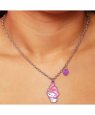 Sanrio Kuromi and My Melody Necklace Set