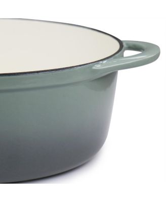 7-Quart Enameled Cast Iron Oval Casserole