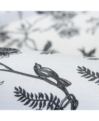 Premium 2-Panel Toile Faux Linen Semi Sheer Curtains - 3-in-1 Back Tab, Rod Pocket, Ring Tab- for Windows Living Room Bedroom - Off White Drapes for Privacy 52 x 108 Inches - Sage