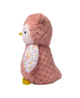 Little Garden Textured Floral Plush Owl Stuffed Animal Toy - Twiggy