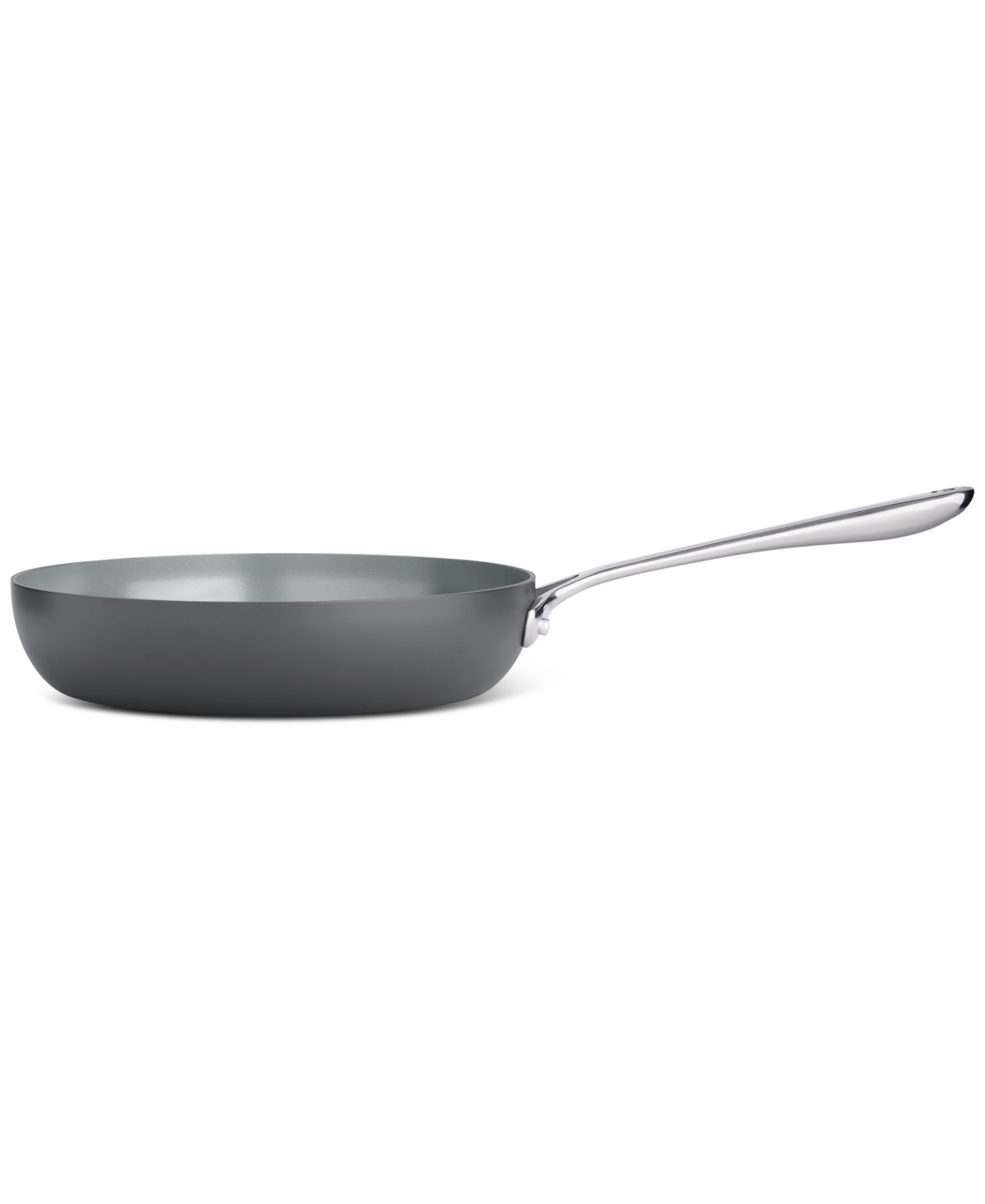 Shop The Cellar 5-pc. Ceramic Nonstick Cookware Set, Exclusively At Macy's In Charcoal