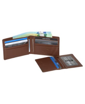 Men's Slim Fold Wallet with Removable ID