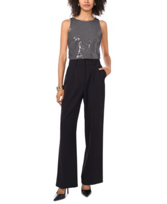 Women's Sequin Sleeveless Top