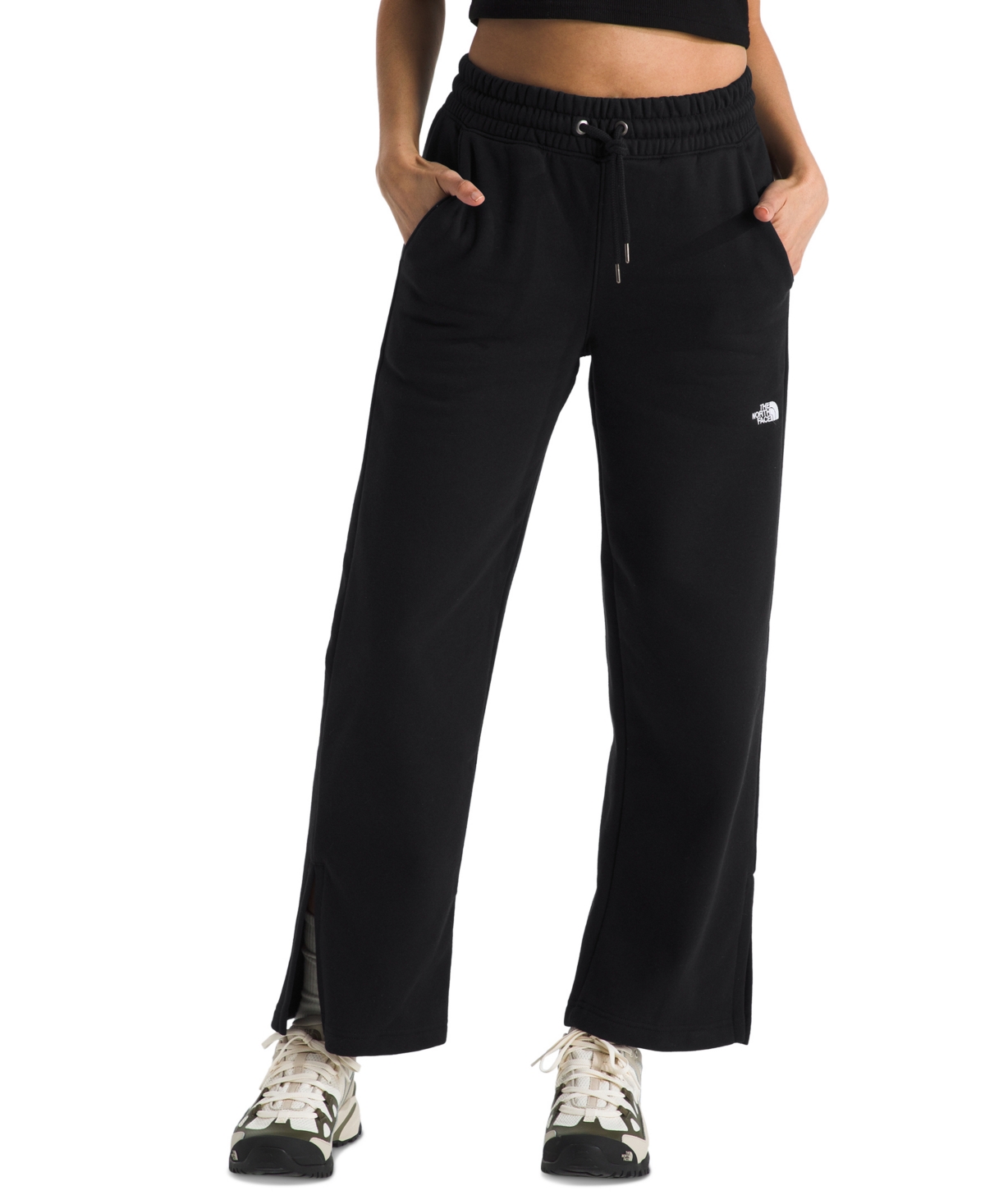 Shop The North Face Women's Evolution Drawstring Sweatpants In Tnf Light Grey Heather