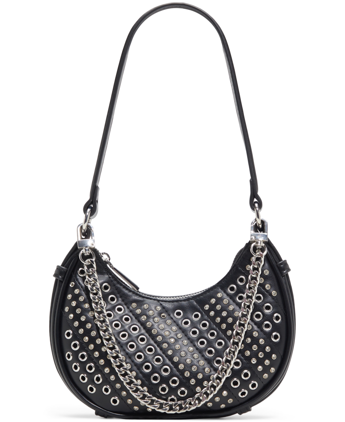 Nolia Medium Shoulder Bag - Open Black