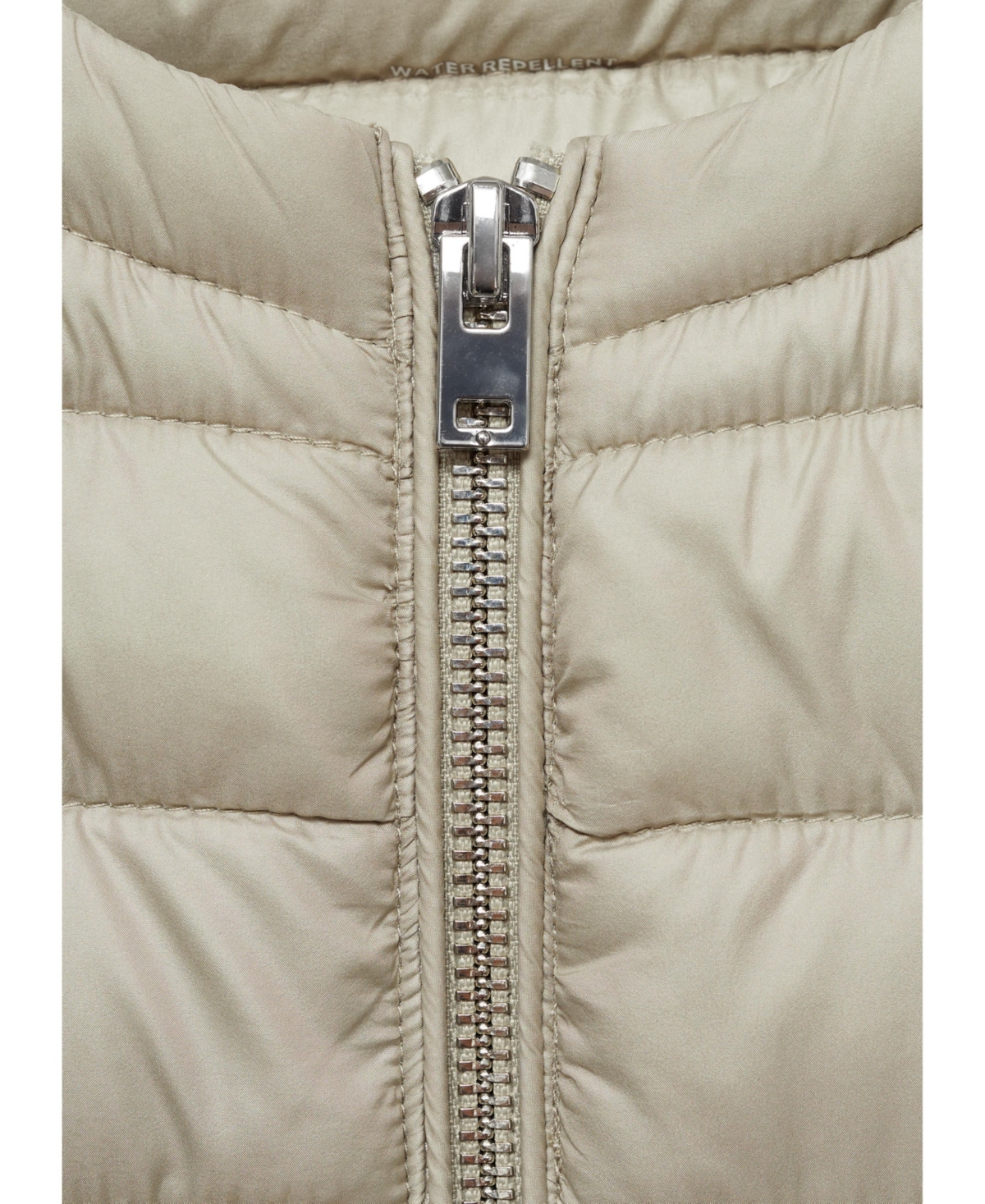 Mango Quilted Gilet Light Heather Grey In Light Heather Gray