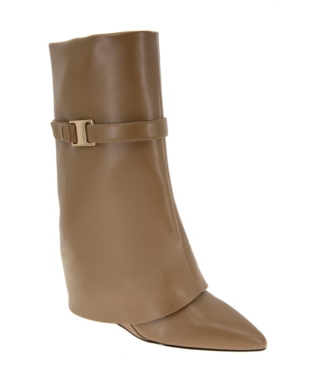 Bcbgeneration Women's Rinzy Cuff Fold Over Boots In Otter