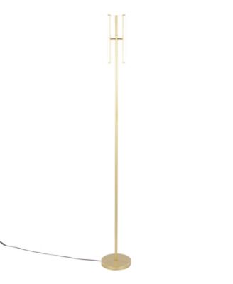 65" Metal Icicle Swivel Floor Lamp