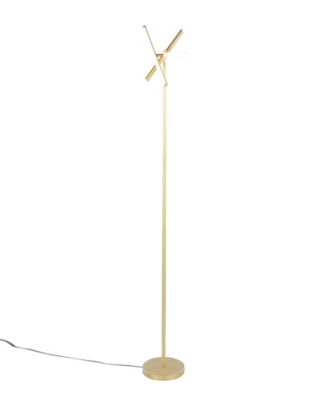 65" Metal Icicle Swivel Floor Lamp