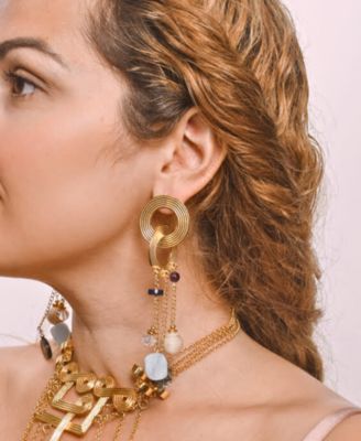 18K Gold Plated Alicia Dangle Earrings