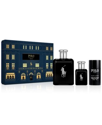 Ralph Lauren Men s 3 Pc. Polo Black Eau de Toilette Gift Set Macy s