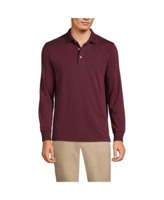 Big & Tall Long Sleeve Cotton Supima Polo Shirt