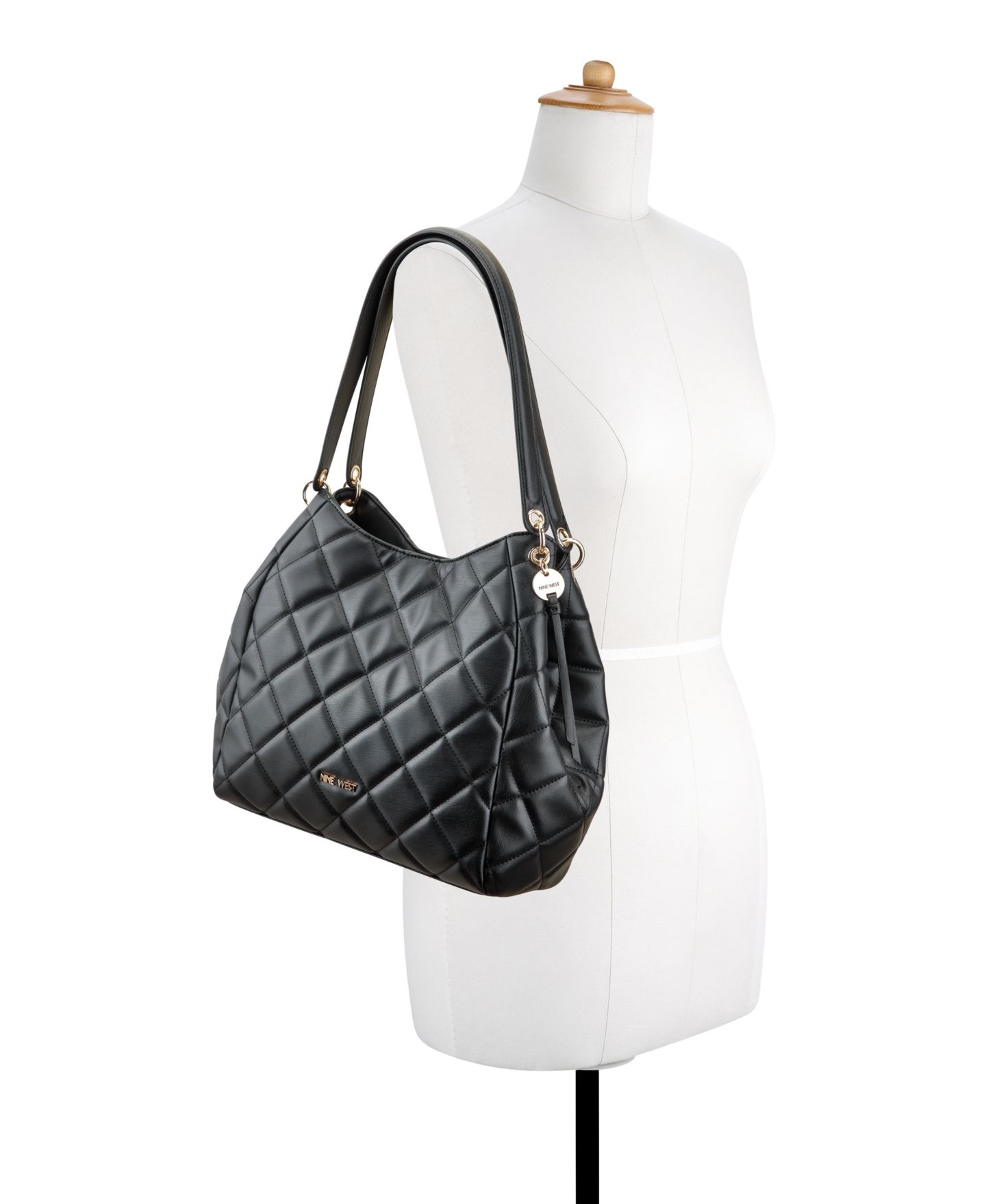Большая сумка Nine West Meara, цвет: Чёрный — фото 5