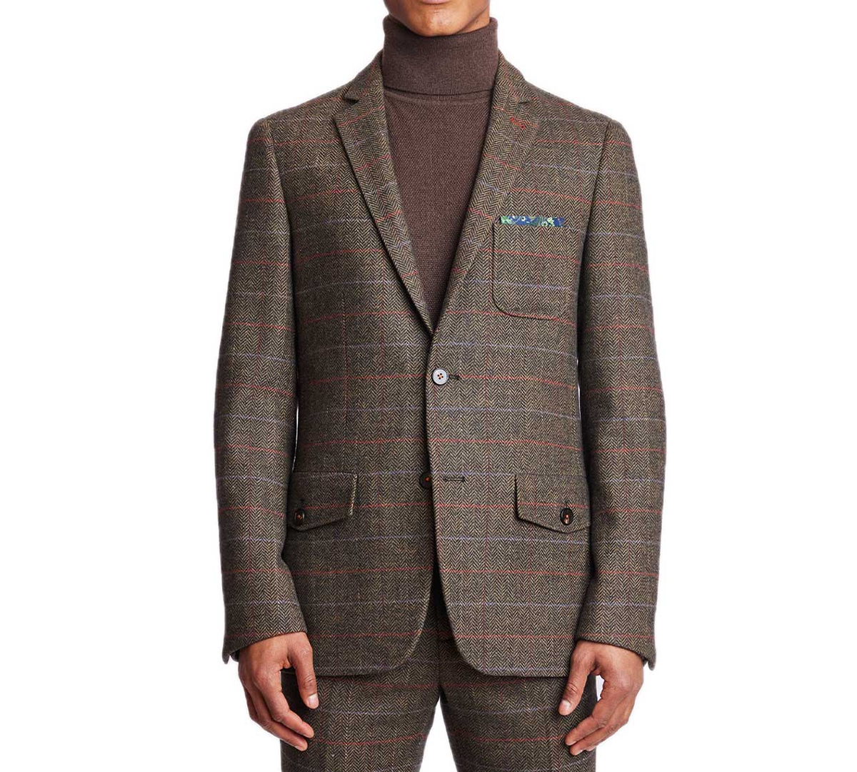 Men's Dover Herringbone Jacket - Hunter Org