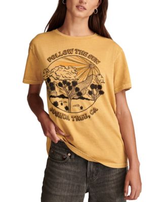 Lucky Brand - Women's Cotton Joshua Tree Boyfriend T-Shirt
