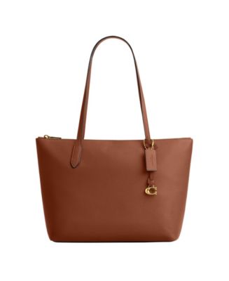 Coach leather tote top