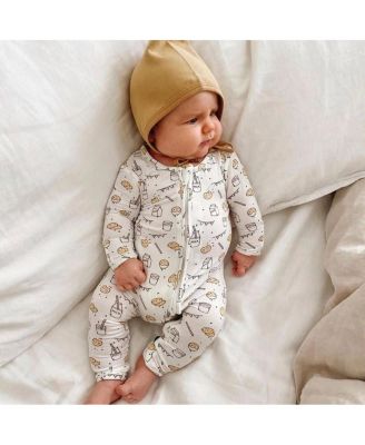 Baby Boys or Baby Girls, Baby Milk and Cookies Original Convertible Footie