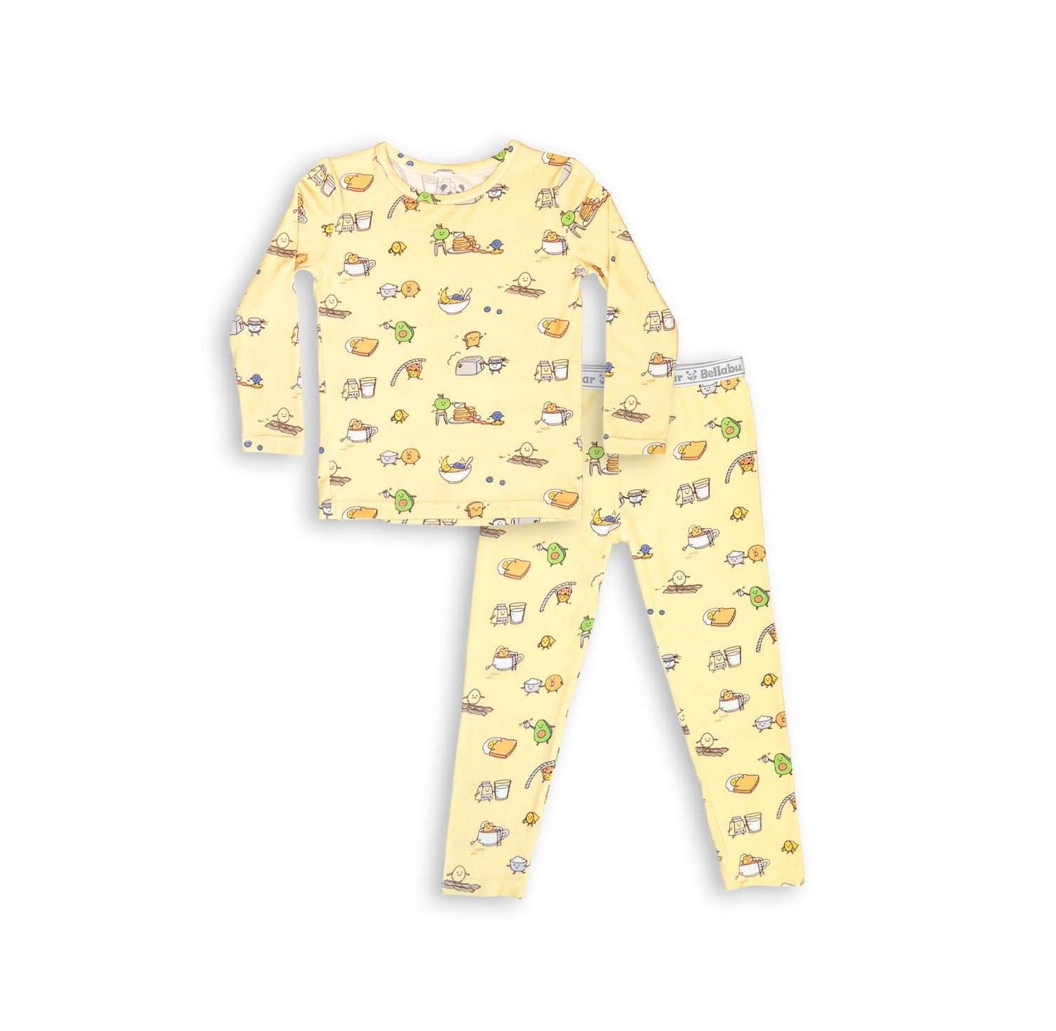 Unisex Kids Love You Brunches Set of 2 Piece Pajamas