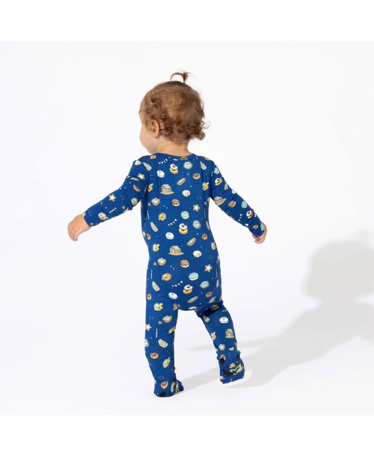 Bellabu Bear Unisex BabyConvertible Footie - Hanukkah cookies