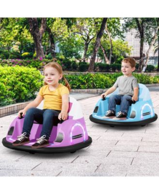 12V Electric 360° Spin Car Toy Ride on Bumper Car for Toddlers with Remote Control