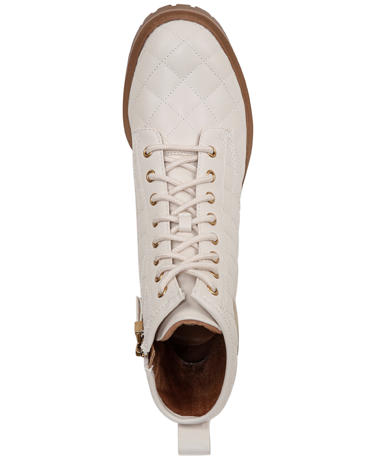 Sam and Libby Women's Otis Quilted Lug Sole Lace Up Combat Boots