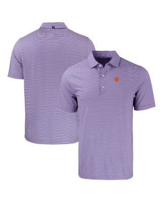 Men's Clemson Tigers Forge Eco Double Stripe Stretch Polo