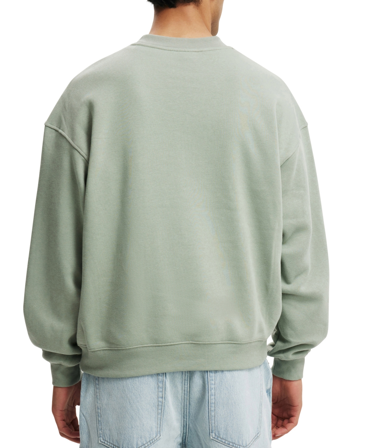 COTTON ON MEN'S BOX FIT CREW SWEATER 