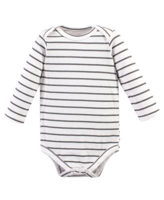 Soft Cotton Long-Sleeve Bodysuit 5Pk