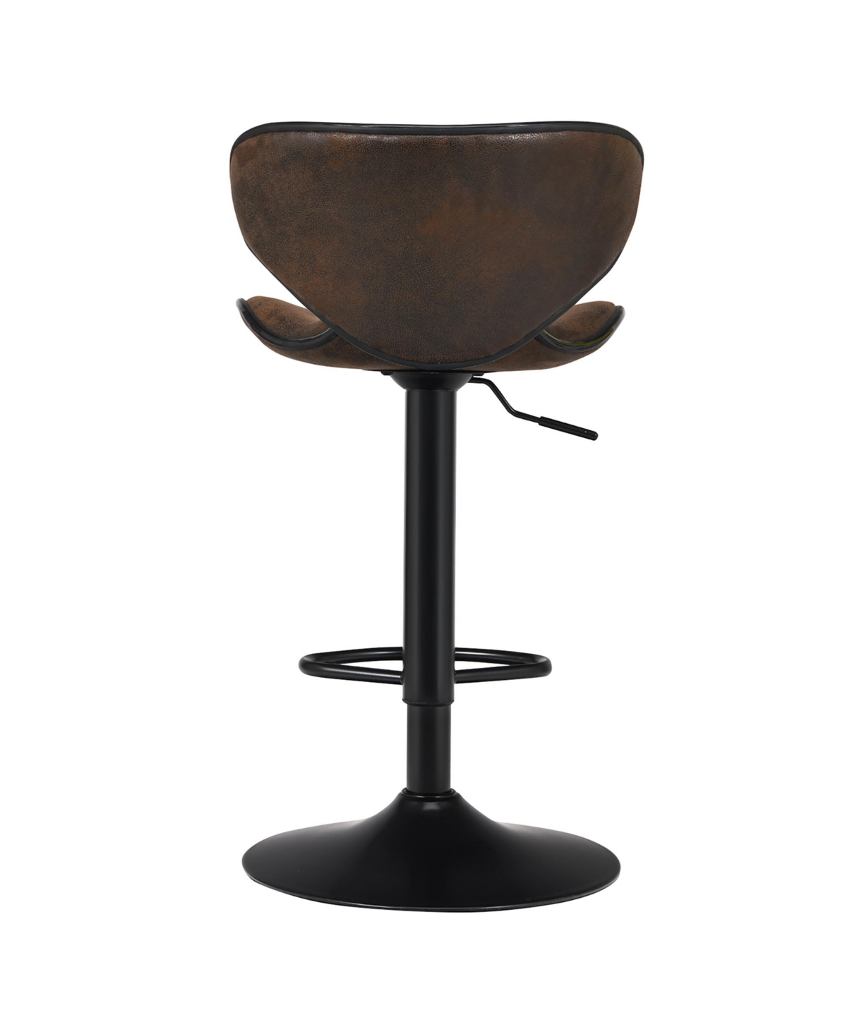 Costway Set of 2 Adjustable Bar Stools Swivel Bar Chairs Pub Kitchen