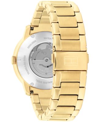 Men's Automatic Gold-Tone Stainless Steel Bracelet Watch 43mm