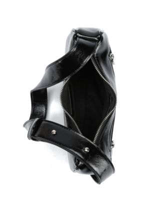 Dolce Crackled Shoulder Bag