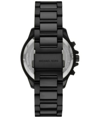 Men's Sage Chronograph Black IP Stainless Steel Watch 42mm