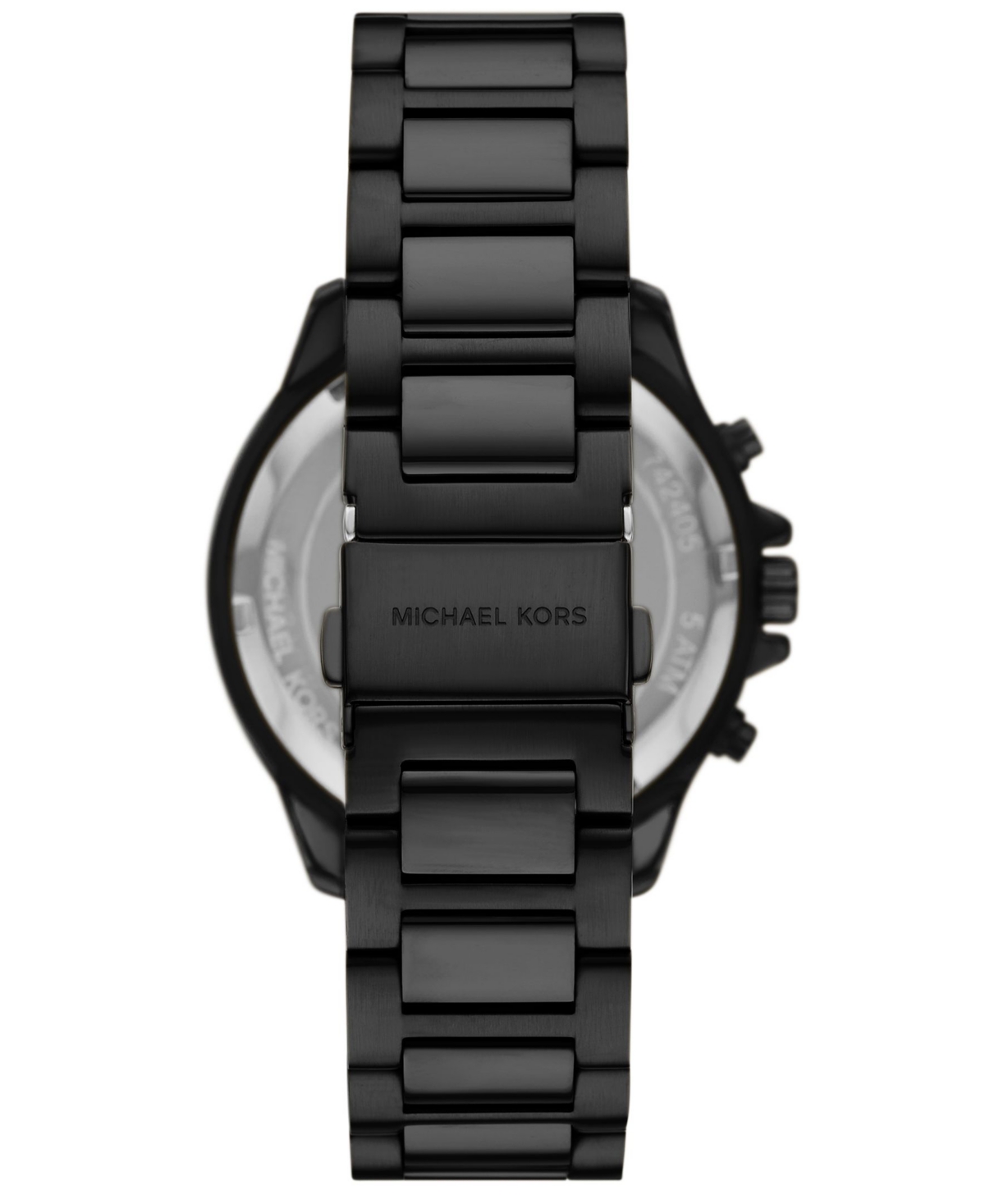 Michael Kors Men's Sage Chronograph Black Ip Stainless Steel Watch 42mm In Black