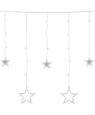 138 Count Christmas Stars Icicle Lights LED Lights - 8.25' Wire