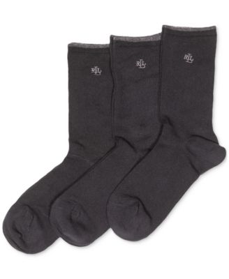 Women's Ribbed Cotton Trouser 3 Pack Socks