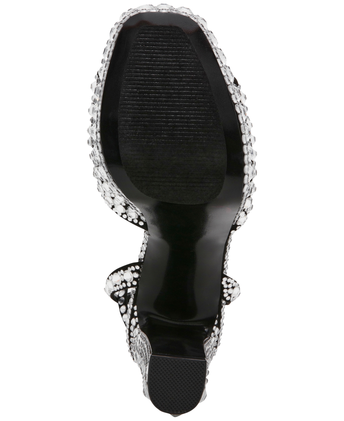 Steve Madden Women's Assured Rhinestone Platform Two Piece Dress Sandals -Rhinestone