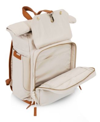 20 Liter Carmel Roll Top Picnic Backpack Cooler