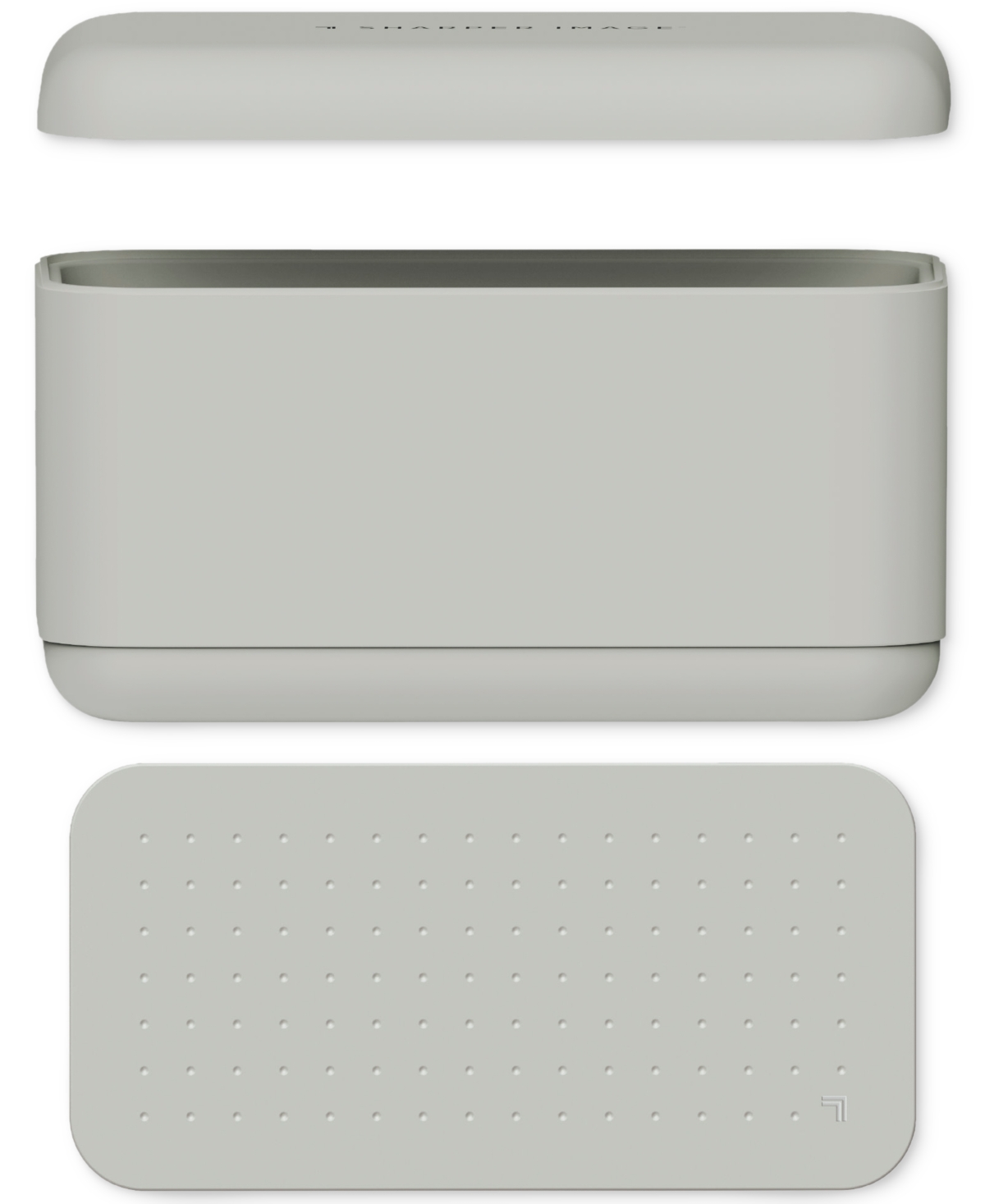 Sharper Image Revel Hair Styler Storage Case In Light,pastel Grey