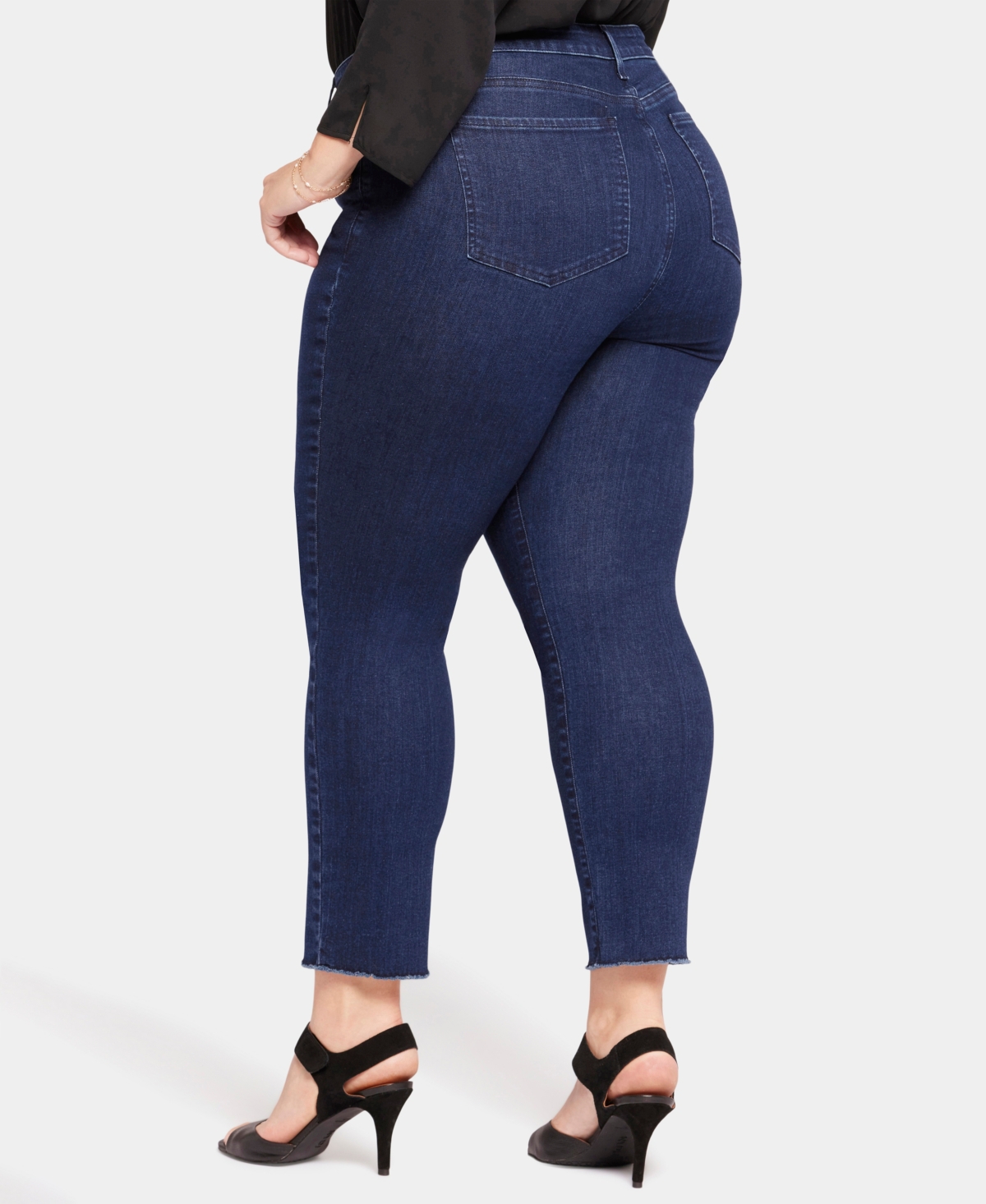 Nydj Plus Size Sheri Slim Ankle Jeans In Mystique