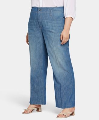 Plus Size High Rise Teresa Wide Leg Jeans