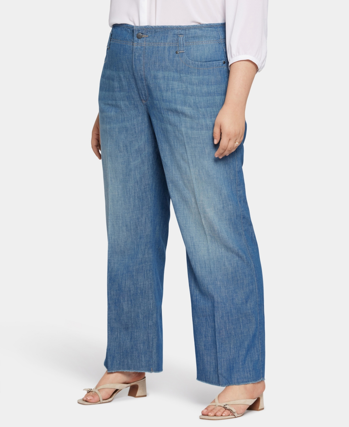 Nydj Plus Teresa Fantasy Wide Leg Jean In Fantasy