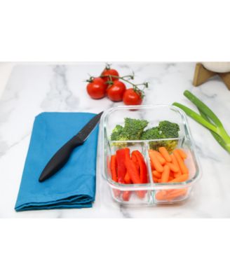 Sedona Kitchen Sedona 2 Pack 3-Compartment Glass Storage Set