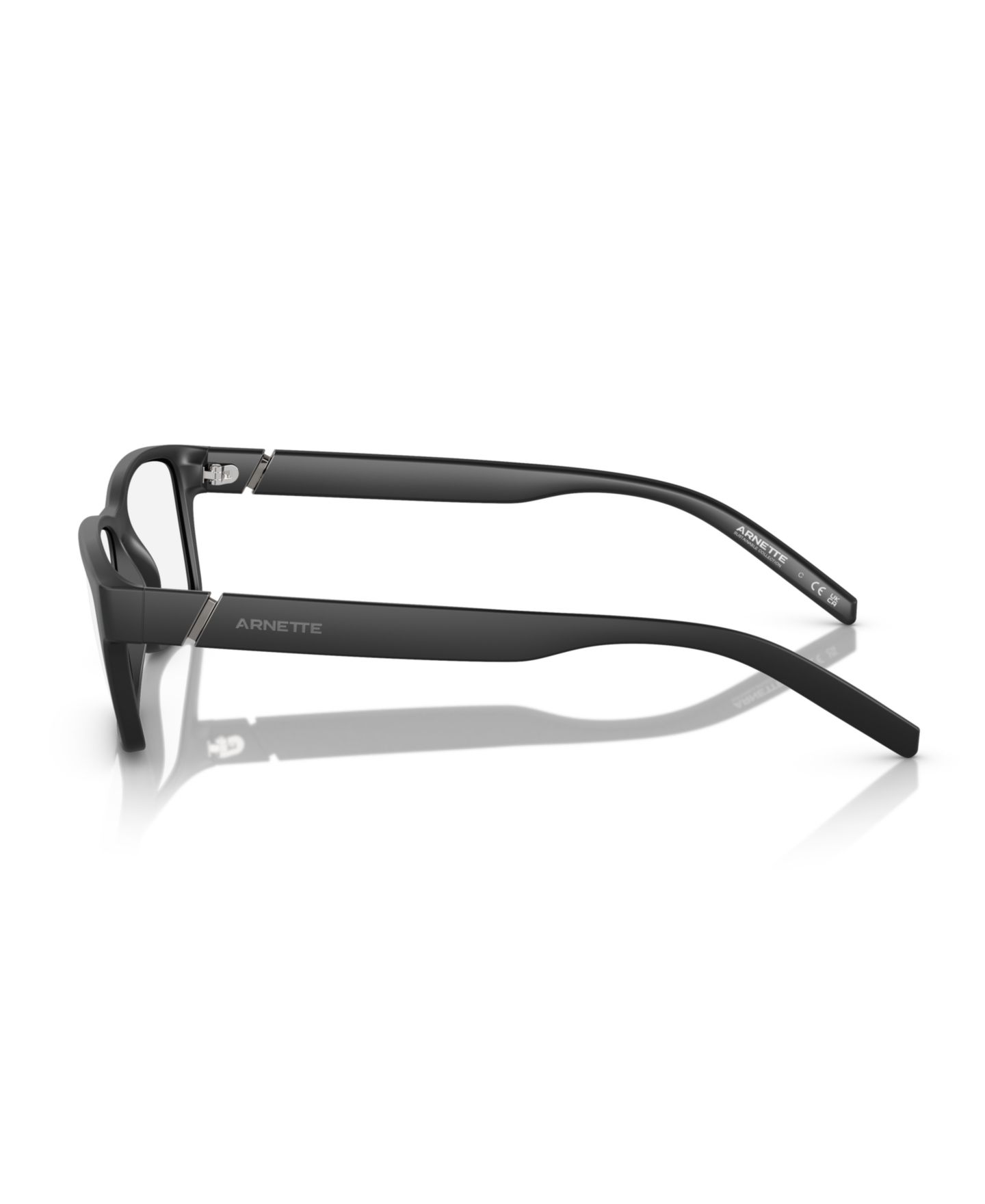 Очки Arnette Unisex Rectangle Plastic AN7179 Leonardo Eyeglasses, цвет: Матовый чёрный — фото 4